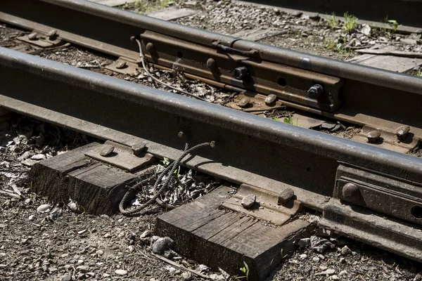 Close up of a rail — Stock Photo, Image