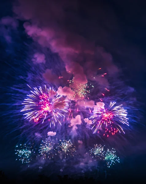 Fireworks light up the sky. — Stock Photo, Image