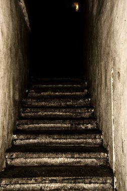 Eski vintage merdiven.