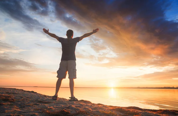 Bienvenidos a la puesta de sol — Foto de Stock