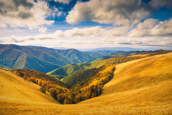 Карпатские холмы — стоковое фото
