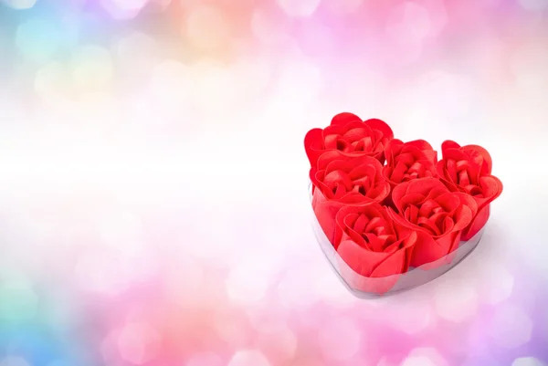 Red rose heart — Stock Photo, Image
