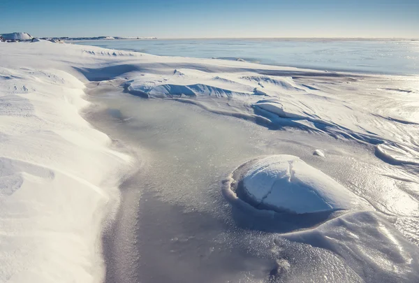냉동 바다 풍경 — 스톡 사진