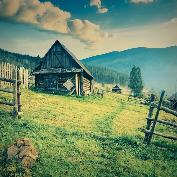 Carpathians에서 산 마 — 스톡 사진