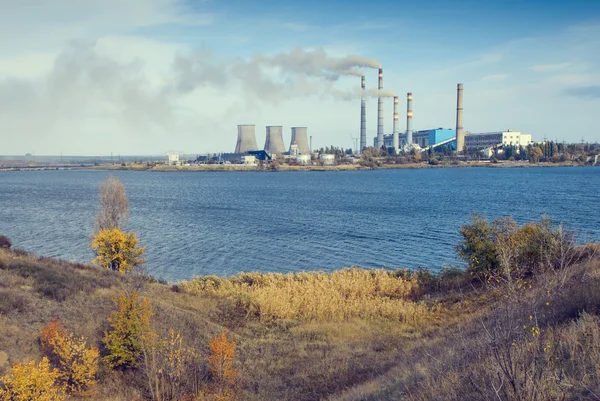 Centrale termica ucraina — Foto Stock