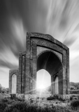 Gates zaman. Siyah ve beyaz