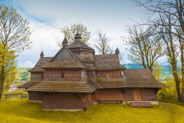 Church in a Carpathian mountains