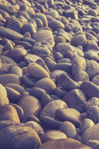 Fondo de piedras marinas. Colores vintage — Foto de Stock