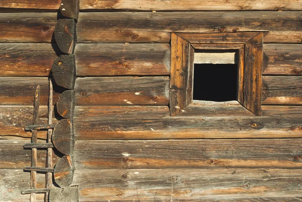 素朴な木製ログハウスの要素 — ストック写真