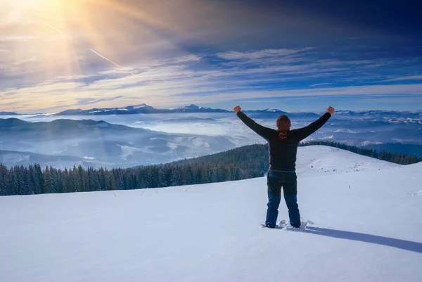 Ciesz się zimą krajobraz — Zdjęcie stockowe