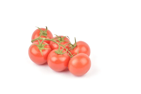 Bund frischer Tomaten. isoliert auf weißem Hintergrund — Stockfoto