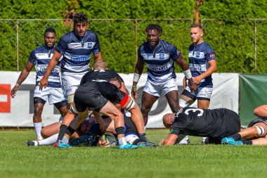 Brasov, Romanya, 29 Ağustos 2020 - SCM RUGBY Timisoara - Oficial - ACS Tomitanii Constanta, yarı final Süper Liga Cec Bank