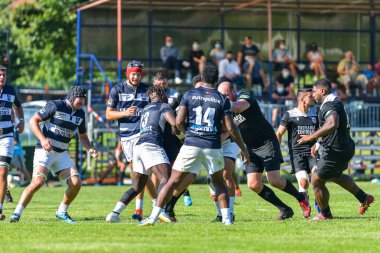 Brasov, Romanya, 29 Ağustos 2020 - SCM RUGBY Timisoara - Oficial - ACS Tomitanii Constanta, yarı final Süper Liga Cec Bank
