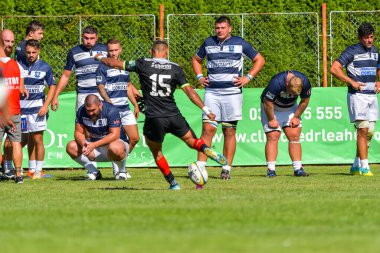 Brasov, Romanya, 29 Ağustos 2020 - SCM RUGBY Timisoara - Oficial - ACS Tomitanii Constanta, yarı final Süper Liga Cec Bank