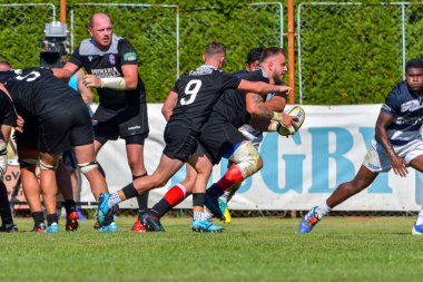 Brasov, Romanya, 29 Ağustos 2020 - SCM RUGBY Timisoara - Oficial - ACS Tomitanii Constanta, yarı final Süper Liga Cec Bank