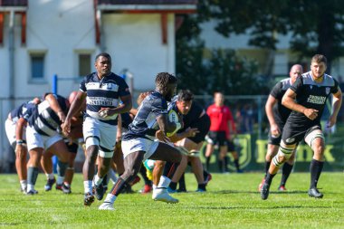 Brasov, Romanya, 29 Ağustos 2020 - SCM RUGBY Timisoara - Oficial - ACS Tomitanii Constanta, yarı final Süper Liga Cec Bank