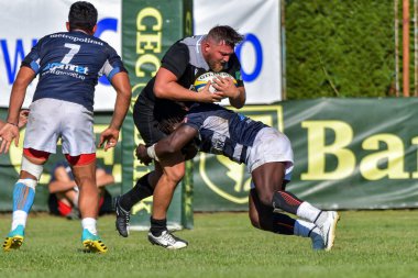 Brasov, Romanya, 29 Ağustos 2020 - SCM RUGBY Timisoara - Oficial - ACS Tomitanii Constanta, yarı final Süper Liga Cec Bank