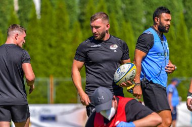Brasov, Romanya, 29 Ağustos 2020 - SCM RUGBY Timisoara - Oficial - ACS Tomitanii Constanta, yarı final Süper Liga Cec Bank