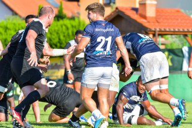 Brasov, Romanya, 29 Ağustos 2020 - SCM RUGBY Timisoara - Oficial - ACS Tomitanii Constanta, yarı final Süper Liga Cec Bank