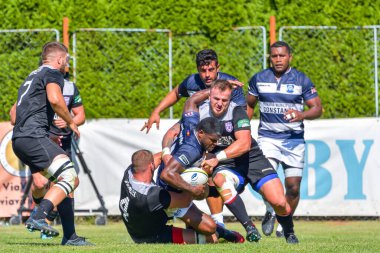 Brasov, Romanya, 29 Ağustos 2020 - SCM RUGBY Timisoara - Oficial - ACS Tomitanii Constanta, yarı final Süper Liga Cec Bank
