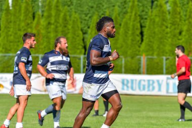 Brasov, Romanya, 29 Ağustos 2020 - SCM RUGBY Timisoara - Oficial - ACS Tomitanii Constanta, yarı final Süper Liga Cec Bank
