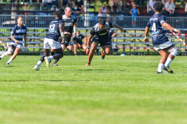Brasov, Romanya, 29 Ağustos 2020 - SCM RUGBY Timisoara - Oficial - ACS Tomitanii Constanta, yarı final Süper Liga Cec Bank