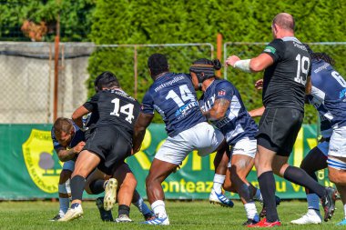 Brasov, Romanya, 29 Ağustos 2020 - SCM RUGBY Timisoara - Oficial - ACS Tomitanii Constanta, yarı final Süper Liga Cec Bank