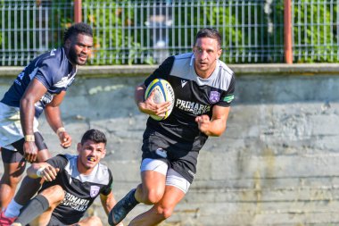 Brasov, Romanya, 29 Ağustos 2020 - SCM RUGBY Timisoara - Oficial - ACS Tomitanii Constanta, yarı final Süper Liga Cec Bank