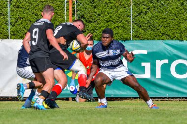 Brasov, Romanya, 29 Ağustos 2020 - SCM RUGBY Timisoara - Oficial - ACS Tomitanii Constanta, yarı final Süper Liga Cec Bank