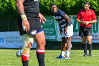 Brasov, Romanya, 29 Ağustos 2020 - SCM RUGBY Timisoara - Oficial - ACS Tomitanii Constanta, yarı final Süper Liga Cec Bank