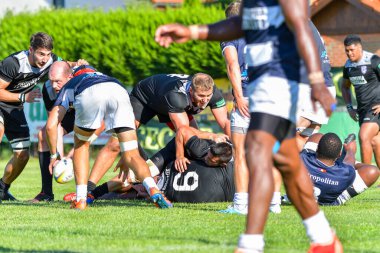 Brasov, Romanya, 29 Ağustos 2020 - SCM RUGBY Timisoara - Oficial - ACS Tomitanii Constanta, yarı final Süper Liga Cec Bank