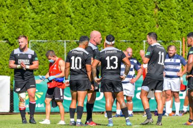 Brasov, Romanya, 29 Ağustos 2020 - SCM RUGBY Timisoara - Oficial - ACS Tomitanii Constanta, yarı final Süper Liga Cec Bank