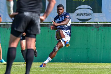 Brasov, Romanya, 29 Ağustos 2020 - SCM RUGBY Timisoara - Oficial - ACS Tomitanii Constanta, yarı final Süper Liga Cec Bank