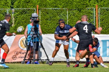 Brasov, Romanya, 29 Ağustos 2020 - SCM RUGBY Timisoara - Oficial - ACS Tomitanii Constanta, yarı final Süper Liga Cec Bank