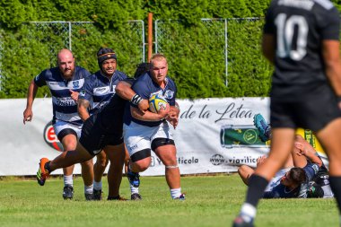 Brasov, Romanya, 29 Ağustos 2020 - SCM RUGBY Timisoara - Oficial - ACS Tomitanii Constanta, yarı final Süper Liga Cec Bank