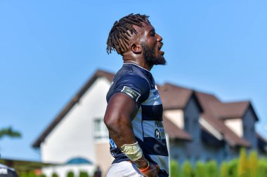 Brasov, Romanya, 29 Ağustos 2020 - SCM RUGBY Timisoara - Oficial - ACS Tomitanii Constanta, yarı final Süper Liga Cec Bank