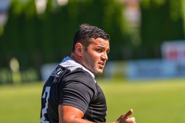 Brasov, Romanya, 29 Ağustos 2020 - SCM RUGBY Timisoara - Oficial - ACS Tomitanii Constanta, yarı final Süper Liga Cec Bank