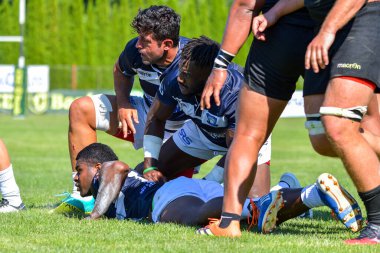 Brasov, Romanya, 29 Ağustos 2020 - SCM RUGBY Timisoara - Oficial - ACS Tomitanii Constanta, yarı final Süper Liga Cec Bank