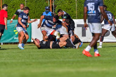 Brasov, Romanya, 29 Ağustos 2020 - SCM RUGBY Timisoara - Oficial - ACS Tomitanii Constanta, yarı final Süper Liga Cec Bank