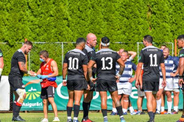 Brasov, Romanya, 29 Ağustos 2020 - SCM RUGBY Timisoara - Oficial - ACS Tomitanii Constanta, yarı final Süper Liga Cec Bank