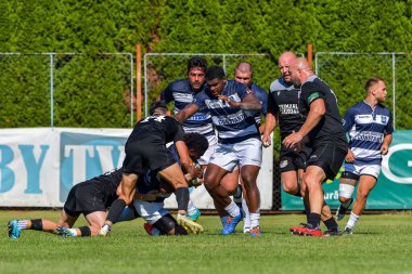 Brasov, Romanya, 29 Ağustos 2020 - SCM RUGBY Timisoara - Oficial - ACS Tomitanii Constanta, yarı final Süper Liga Cec Bank