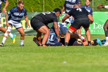 Brasov, Romanya, 29 Ağustos 2020 - SCM RUGBY Timisoara - Oficial - ACS Tomitanii Constanta, yarı final Süper Liga Cec Bank