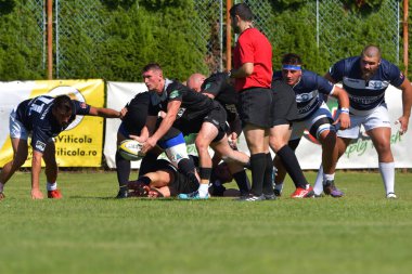 Brasov, Romanya, 29 Ağustos 2020 - SCM RUGBY Timisoara - Oficial - ACS Tomitanii Constanta, yarı final Süper Liga Cec Bank