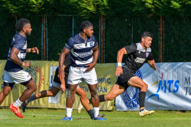 Brasov, Romanya, 29 Ağustos 2020 - SCM RUGBY Timisoara - Oficial - ACS Tomitanii Constanta, yarı final Süper Liga Cec Bank
