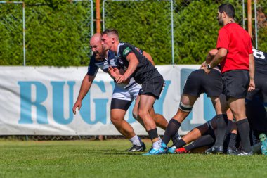 Brasov, Romanya, 29 Ağustos 2020 - SCM RUGBY Timisoara - Oficial - ACS Tomitanii Constanta, yarı final Süper Liga Cec Bank