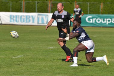 Brasov, Romanya, 29 Ağustos 2020 - SCM RUGBY Timisoara - Oficial - ACS Tomitanii Constanta, yarı final Süper Liga Cec Bank