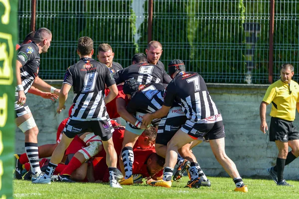 Brasov Romania August 2020 Dinamo Rugby Rugby Cluj Oficial Semifinal — 스톡 사진