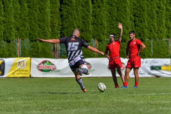 Brasov Romania August 2020 Unknow Rugby Player Game Dinamo Rugby — Stock Photo, Image