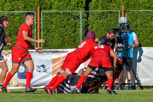 Brasov Romania August 2020 Unknow Rugby Player Game Dinamo Rugby — Stock Photo, Image