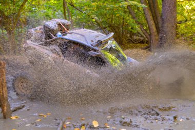 Harghita Bai, Miercurea Ciuc, ROMANIA 10-11 Ağustos: HARGHITA TROPHY 2018 Bilinmeyen Yarışmacı Romanya Off-Road Şampiyonası 'nın en uzun günü.